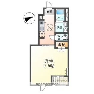 アンベリール・ヴィラⅡ【1階】の間取り