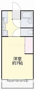 アルソーレ城北参番館【206号室】の間取り