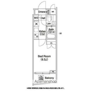 コンフォリア押上【3階】の間取り