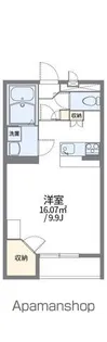 レオパレスアバンティWADA【112号室】の間取り