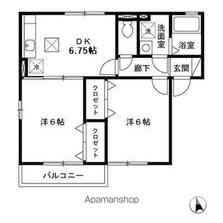 グランモア泉南【1階】の間取り