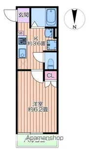 CAT COURT KOGANE【2階】の間取り