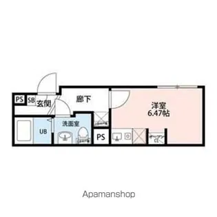 PRIME大崎【304号室】の間取り
