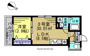 アリアトール【2階】の間取り