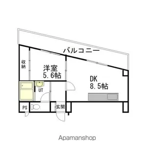 ソシエール南5条【7階】の間取り