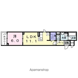 スカイノッツ北赤羽【3階】の間取り