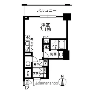 レジディア中落合A棟【2階】の間取り