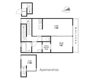 ルアーナスクエア【205号室】の間取り