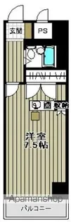ヴェルソーヤスダ【7階】の間取り