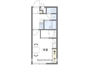 レオパレスAVETA【1階】の間取り