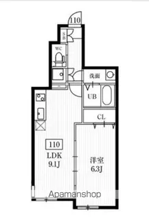 ミハス新大塚【1階】の間取り