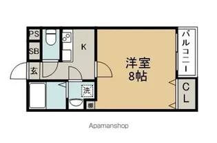 GOLDMOON東仙台【1階】の間取り