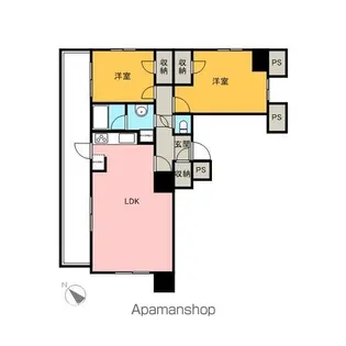 THE TOKYO TOWERS MIDTOWER【29階】の間取り