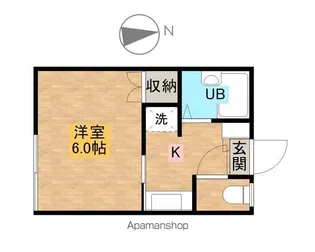 ラフォーレサカイ【202号室】の間取り