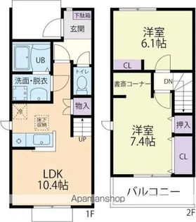 MANUL HOUSE(マヌルハウス)【107号室】の間取り