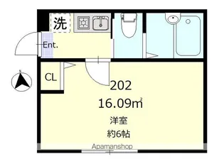 クレア南千住【2階】の間取り