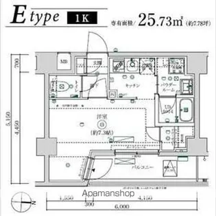 MAXIV武蔵新城TRE【3階】の間取り