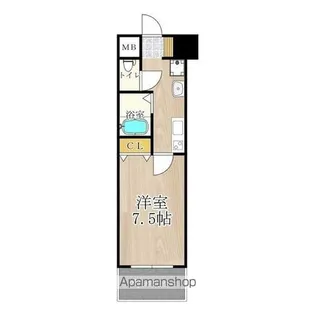 メゾン・デ・ノムラ島之内【11階】の間取り