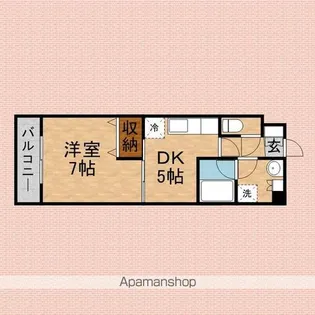 プエンテ 志木【302号室】の間取り