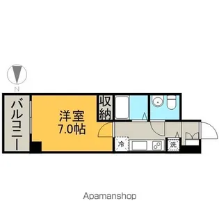 プロシード金山【1102号室】の間取り