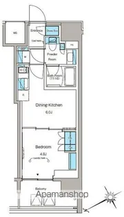 ルフォンプログレ蔵前プレミア【7階】の間取り