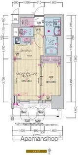 愛知県名古屋市中村区名駅南2丁目【マンション】の間取り
