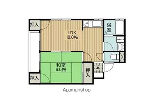 コーポかえで【102号室】の間取り