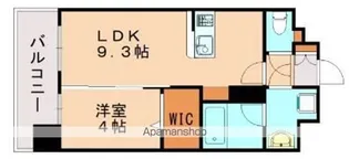 シャトーボヌール【8階】の間取り
