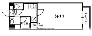 ヌーヴェルヴィー【4階】の間取り