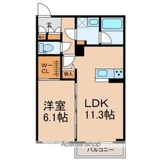LE LIEN (ル リアン)【1階】の間取り