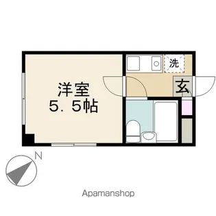 サンステイタス【1階】の間取り