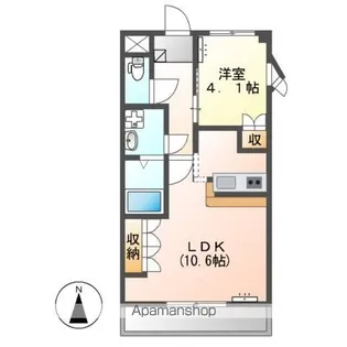 グッドウィル(GOODWILL)【2階】の間取り