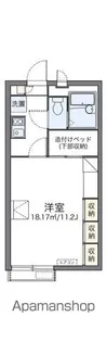 レオパレス川津【2階】の間取り