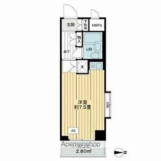 ライオンズマンション方南町駅前【2階】の間取り