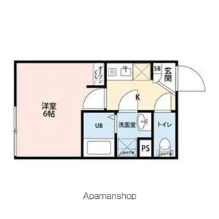 PRIME大崎【101号室】の間取り