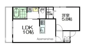 ドムスNY・杉並【3階】の間取り