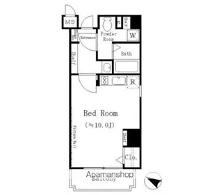 レジディア目黒【4階】の間取り