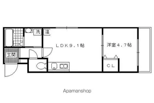 サクシード墨染【403号室】の間取り