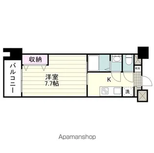 RJRプレシア郡元スクエア【313号室】の間取り