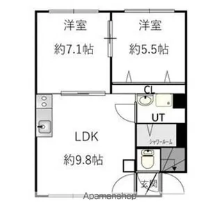 MODULE HOUSE B【B6号室】の間取り