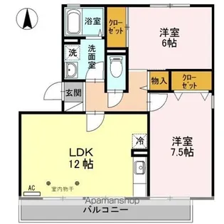 フェニックス・SI B【2階】の間取り