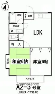 コーポスズキ【2階】の間取り