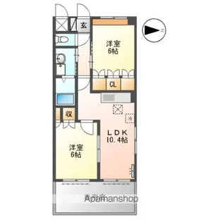 エトワールグランデ【1階】の間取り