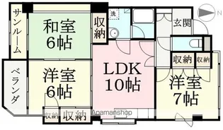 文京パールハイツ【201号室】の間取り