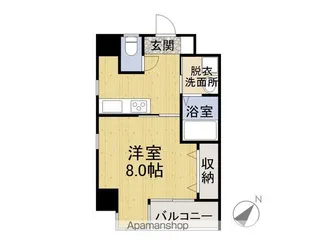 コンフォートパラティーナ【702号室】の間取り