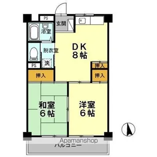 パーク・サイド杉浦 2【2階】の間取り