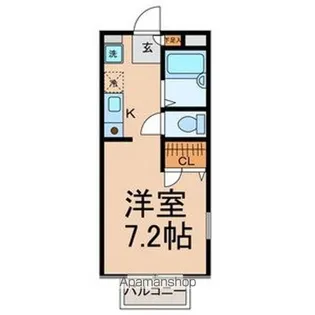 サンライズ元植田【201号室号室】の間取り