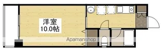 オーランド富田町【206号室】の間取り