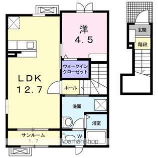 クレエ【2階】の間取り