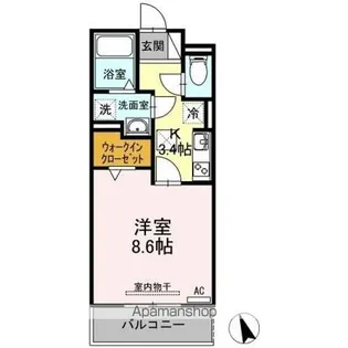 太閤アイサンメゾン【1階】の間取り